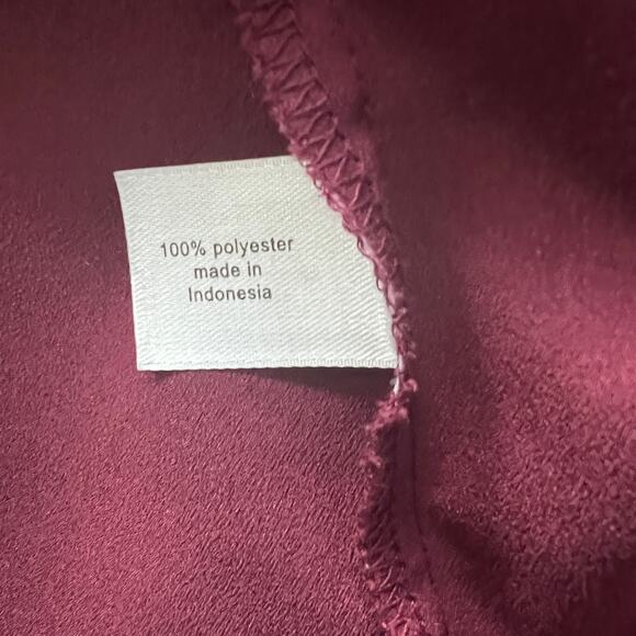 Lane Bryant Burgundy Long Sleeve Top Size 18 - Picture 9 of 11